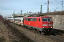 111 159 am 06.02.16 mit IC 1287 nach Innsbruck bei München-Trudering
