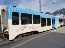 MGB - Personenwagen 2 Kl. B 4212 im MGB Bahnhof Brig am 16.02.2016