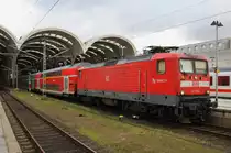 Hier 112 171-4 mit einer RB77 (RB21119) von Kiel Hbf. nach Neumünster, dieser Zug stand am 23.2.2016 in Kiel Hbf. 