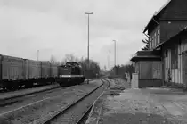 Am 20.02.16 stand 112 703-4(Press) in Ebersdorf-Friesau.