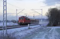 111 223-4 DB Regio bei Trieb am 06.12.2013.