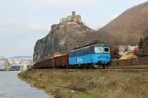 123 027-5 zu sehen am 27.02.16 in Ústí nad Labem-Střekov.