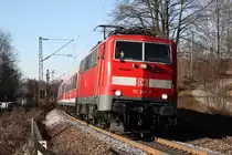 der  Flüchtlingszug  auf dem Weg nach Feilassing - Abzw. Landl b. Rosenheim - 24.11.15