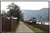 363 065 fuhr am 27.02.2016 durch Usti nad Laben Strekov