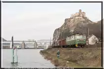 123 024 der CD CArgo fuhr am 27.02.2016 durch Usti nad Laben Strekov