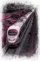 Nur ein ICE - Gernsheim / Groß Gerau - 10.06.2015