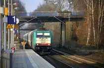 Die Cobra 2830  kommt mit einem  langen Kalkleerzug aus Millingen(D) nach Yves-Gomezee(B) aus Rheydt,Wickrath,Beckrath,Herrath,Erkelenz,Baal,Hückelhoven-Baal,Brachelen,Lindern,Süggerrath,Geilenkirchen,Frelenberg,Zweibrüggen und fährt durch Übach-Palenberg in Richtung Rimburg,Finkenrath,Hofstadt,Herzogenrath,Kohlscheid,Richterich,Laurensberg,Aachen-West. 
Aufgenommen vom Bahnsteig 1 in Übach-Palenberg. 
Bei schönem Sonnenschein am Kalten Nachmittag vom 29.2.2016. 