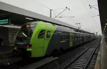 nordbahn ET 5.01 als NBE 83814 nach Wrist, am 20.02.2016 in Hamburg-Altona.