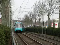 VGF Bombardier U5-25 Wagen 675 am 01.03.16 in Frankfurt am Main