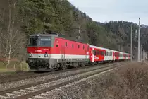 1144 233 mit REX nahe Pernegg am 2.03.2016.