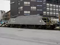 SBB - Schotterwagen  Xas  80 85 987 3 445-3 abgestellt in Rotkreuz am 28.02.2016