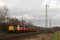 6487, 6518 und 6490 der RN mit einem Erzzug in Oberhausen Sterkrade (28.02.2007)