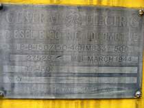 General-Electric Diesellok D 4028
Hier der Beweis: ich bin eine Amerikanerin.
Das Licht der Welt erblickte ich im M�rz 1944 in Schenectady (im Bundesstaat New York). 
Nachdem ich inzwischen das Rentenalter erreicht habe, genie�e ich nun das angenehme Klima in S�dwestfrankreich und hoffe auf weitere gute Pflege.

21.09.2004
Sabres