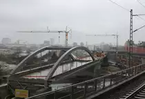 6.3.2016 Baufortschritt S 21 aus IC gesehen.