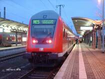 Steuerwagen der Bauart DBpbzfa 766.1 mit der Nummer 50 80 86-81 005-0. Dieser Steuerwagen geh�rte am 17.03.2007 den RE 33111 von Rostock Hbf nach Wittenberg. Nach eine Stunde geht es zur�ck nach Rostock Hbf als RE 33116.