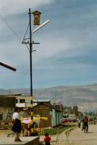Huancayo (Meterspurbahnhof - Ausfahrsignal) aufgenommen am 1. November 2003