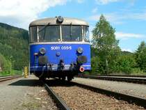 Triebwagen 5081 Sonderzug Knittelfeld-Pöls 25.Mai 2006