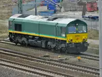 266 005-8 (29001 der ASCENDOS Rail Leasing) Class 66 am 19.03.2016 in Leipzig-Plagwitz.