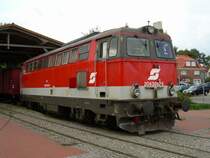 Eine �sterreicherin im Hohen Norden: 2043 062 am 5.8.2007 abgestellt in Bruchhausen-Vilsen.