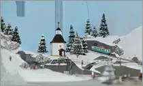 Nocheinmal mein Ze 1:220 3 mm Spur Bhe 2/4 203 auf meiner Z-Anlage. Aus einiger Entfernung - so wie es auch der Betrachter der Anlage sieht, schient die Farbgebung doch ziemlich zu passen.
24. März 2016