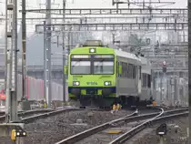 BLS - Regio nach Langnau via Konolfingen mit dem Steuerwagen ABt 50 85 80-35 979-4 kurz vor der einfahrt in die Haltestelle Bern-Wankdorf am 25.03.2016