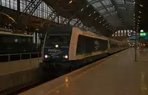 223 152 wartet am Morgen des 19.03.16 im Leipziger Hbf auf die Abfahrt nach Chemnitz.