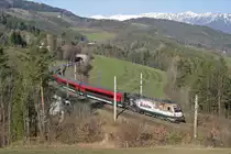 1116.248  Red Bulletin  mit RJ-533 bei der Steinbauer-Wiese am Eichberg. 27.3.16