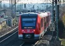 620 030 RB30 Bonn-Ahrbrück bei der Einfahrt in den Bf Remagen - 16.02.2016
