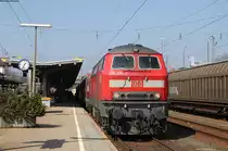 218 456-2 mit dem RE 22311 (Rottweil-Neustadt(Schwarzw)) in Villingen 17.3.16