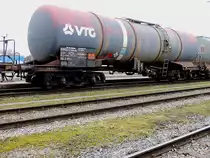 Zas 3380(D-VTGD)7967199-0, eingereiht in GZ75855 im Bhf. Ried, zeigt erhebliche Verwitterungsspuren; 160205