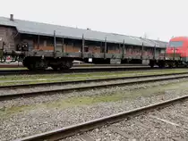 Rnss 3182(L-CFLCA)3517055-8, als Leerwagen eingereiht im GZ75855, Bhf Ried; 160205