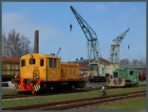 Die TGK2-E1 der VEB Getreidewirtschaft Halberstadt und die N4 der VEB Optima Aschersleben, Papiersackfabrik Nienburg/Saale sind im Bw Staßfurt erhalten geblieben. Am 02.04.2016 wurden die Werkloks im Rahmen Saisoneröffnung präsentiert.
