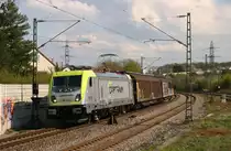 Captrain 187 011 mit DGS 59900 Amstetten - Wiesloch am 14.04.2016 in Asperg.