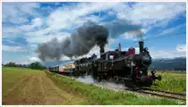 88.103 & 93.1332 der NBiK bei der Veranstaltung  Nostalgie Total  hier zu sehen auf der Fahrt von Weizelsdorf nach Ferlach.  
Kappel an der Drau  1_9_2013