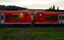 Unbeabsichtigtes Selbstportrait.
Als ich am Abend des 15.4.2016 mit meinem Hund gassiging, fuhr ein S1 nach Osterburken 
aus Neckargerach aus. Schnell war die Kamera gepackt und ein Bild gemacht.
Am Rechner dann der genaue Bilk ins Fenster des ersten Zuges, da stand ich dann...lach. 