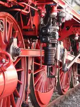 Detailaufnahme auf die mächtigen Antriebsräder der 01 150 in Museum Dahlhausen.

Bochum Dahlhausen 16.04.2016