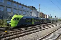 1430 040-4 erreicht am 21.4.2016 als RB61 (NBE75523) aus Itzehoe die Hansestadt Hamburg. 