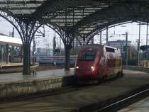 Ein Thalys kommt aus dem BW Deutzerfeld um als THA 9448 nach Paris Nord zu fahren. Aufgenommen am 25.03.07 bei der Einfahrt in den K�lner Hbf