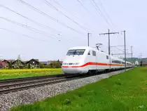 DB - ICE unterwegs bei Lyssach am 30.04.2016