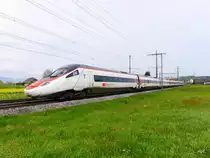 SBB - ETR 503 012 unterwegs bei Lyssach am 30.04.2016