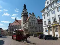 Pferdebahn Döbeln. Einst verband sie den Hauptbahnhof, der seinerzeit ein sächsischer Knotenpunkt war, mit der 20.000 Einwohner zählenden, ca. 2,5 Kilometer entfernten Stadt. Diese Strecke existiert heute nicht mehr, dafür aber eine sehr schöne Museumsstrecke direkt durch die Innenstadt. 7.5.2016