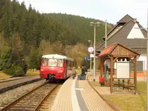 OBS 772 140 als RB 29885 aus Rottenbach, am 16.03.2015 in Katzhütte.