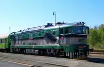 KDS 753 197-3 am 7. 5. 2016 in Hbf. Kladno. Private lokomotive KDS Kladno.