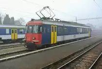 Kurz vor dem Ausscheiden der RBe aus dem Plandienst bei den OeBB; Balsthal, 07.12.2015: Der RBe 206 ist f�r den G�terverkehr eingeteilt und wartet auf den n�chsten Einsatz.
