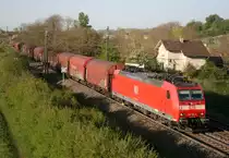 185 126 mit EZ 45027 (Mannheim Rbf–Chiasso) am 21.04.2015 zwischen M�llheim (Baden) und Auggen