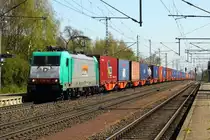 Am 21.04.2016 kam die E 186 126 von der LOCON aus der Richtung Magdeburg nach Wefensleben und fuhr weiter in Richtung Helmstedt .