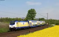 146 534-3 mit dem ME 82813 (Uelzen-Göttingen) bei Burgstemmen 6.5.16