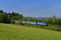 754 009 mit Rx 777 am 23.08.2015 bei Desenice. 