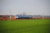 1442 der S-bahn Mitteldeutschland, auf der Sternfahrt zum Leipziger HBF. (14.12.2013)