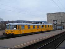 Nette 725er Doppeltraktion als Gleismesszug vor dem Stuttgarter HBF, fotografiert am 17.03.07.